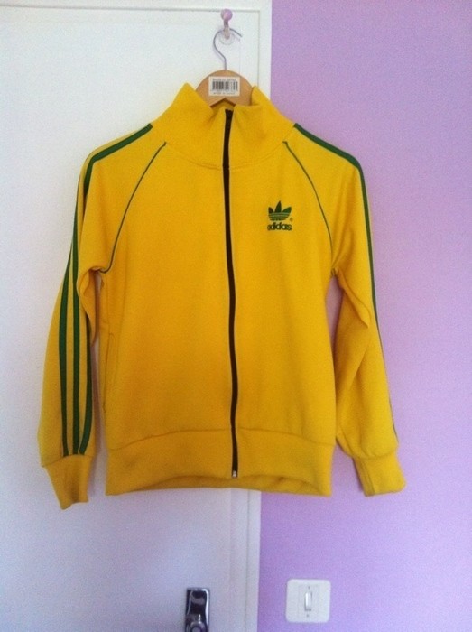 veste adidas vert jaune rouge femme